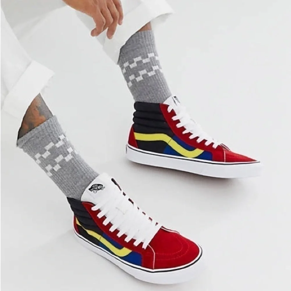 𝅺vans Sk8-Hi OTW Rally Reissue Chili Red, Black & White UNISEX men/women